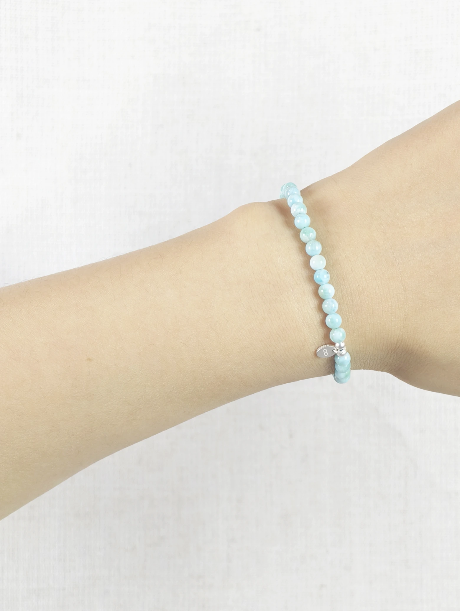 Larimar 925 Sterling Silver Energy Bracelet