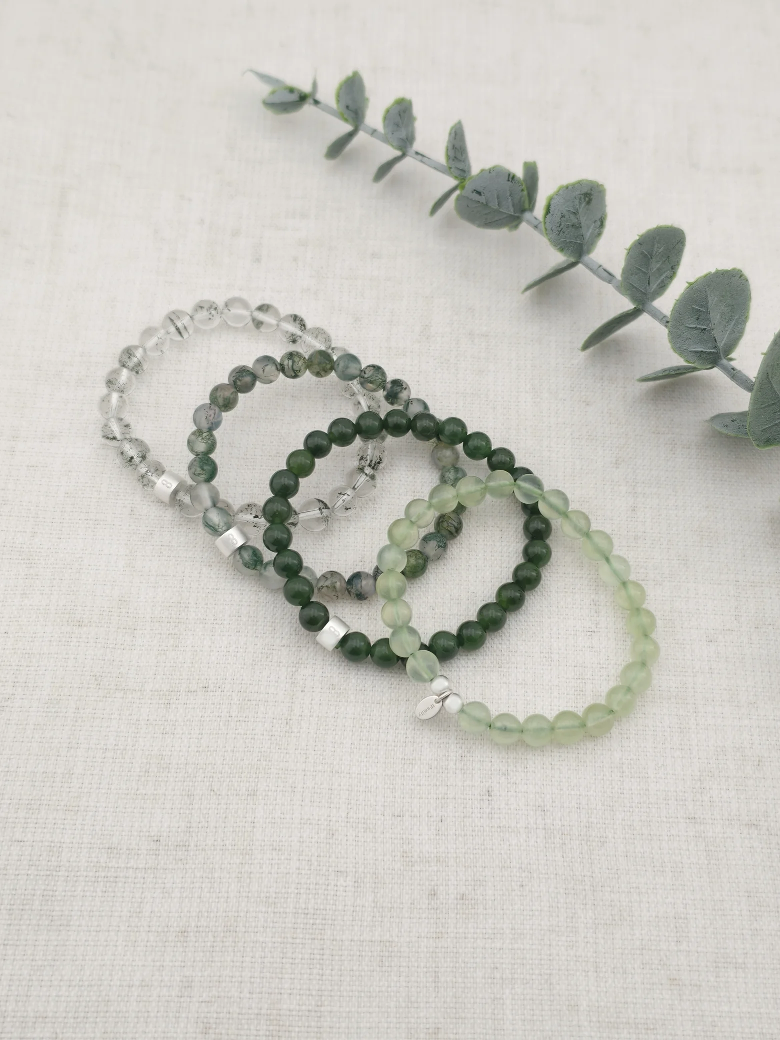 Set de Bracelets Équilibre Zen en Pierres & Argent 925