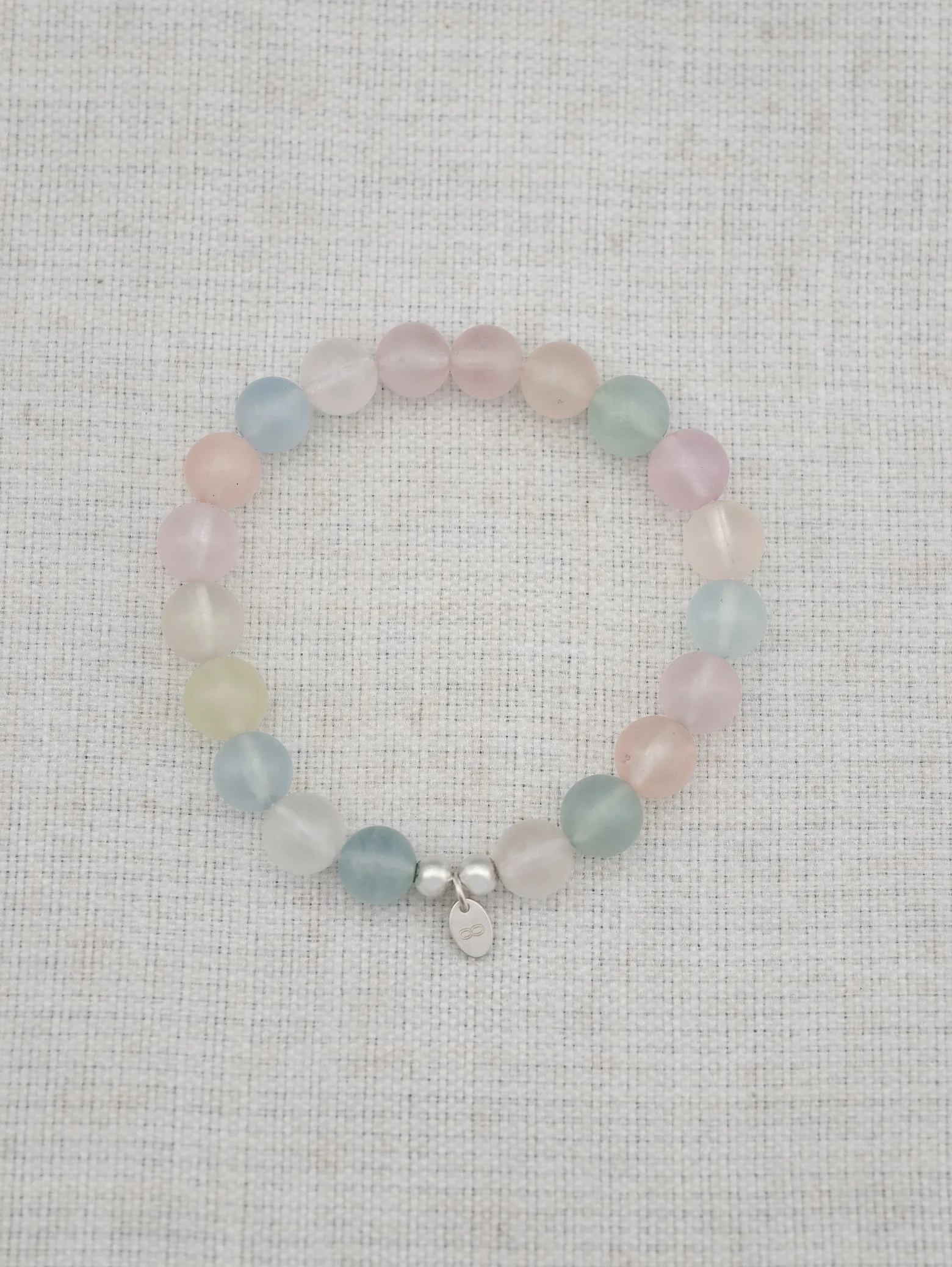 Bracelet en Morganite et Argent Sterling 925