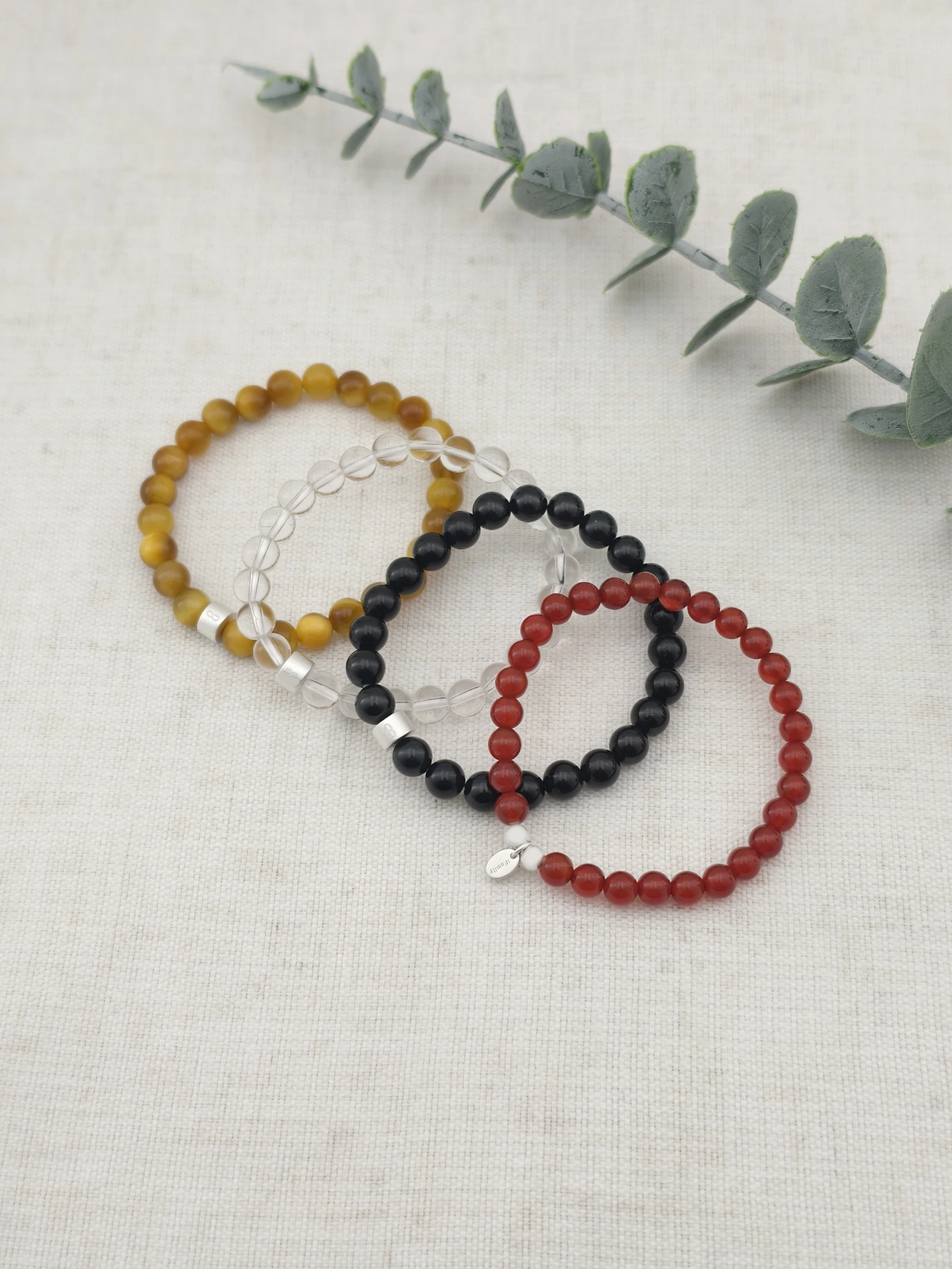 Set de Bracelets Bélier Gemmes & Argent 925