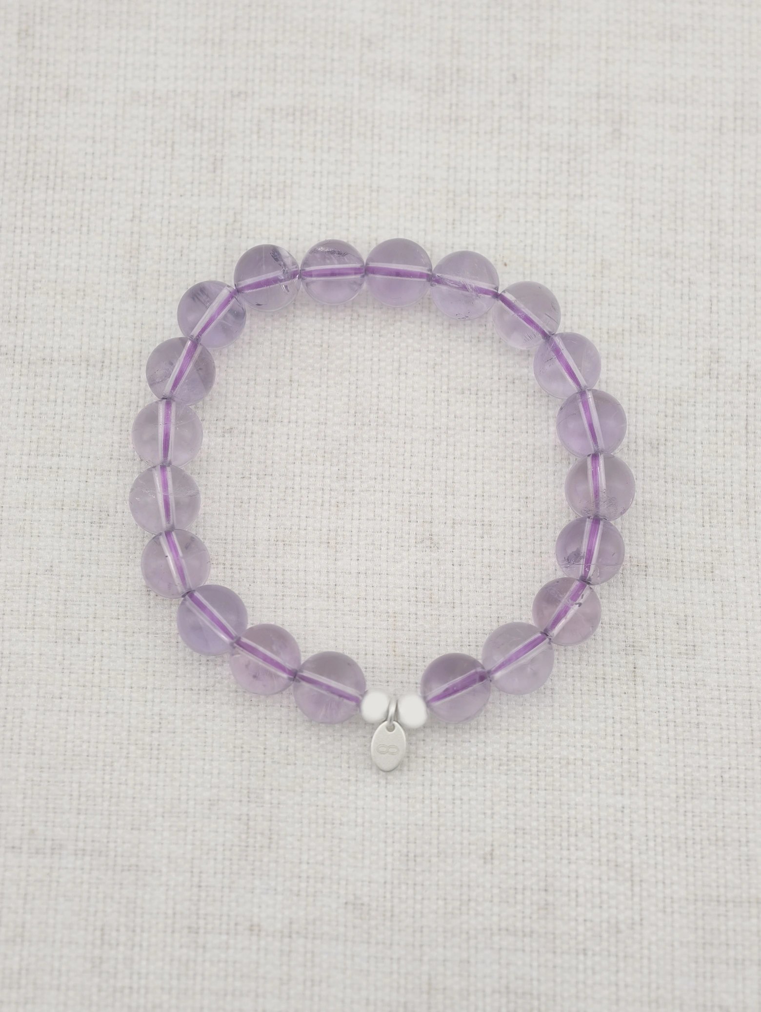 Bolivianischer Amethyst 925er Sterlingsilber Armband