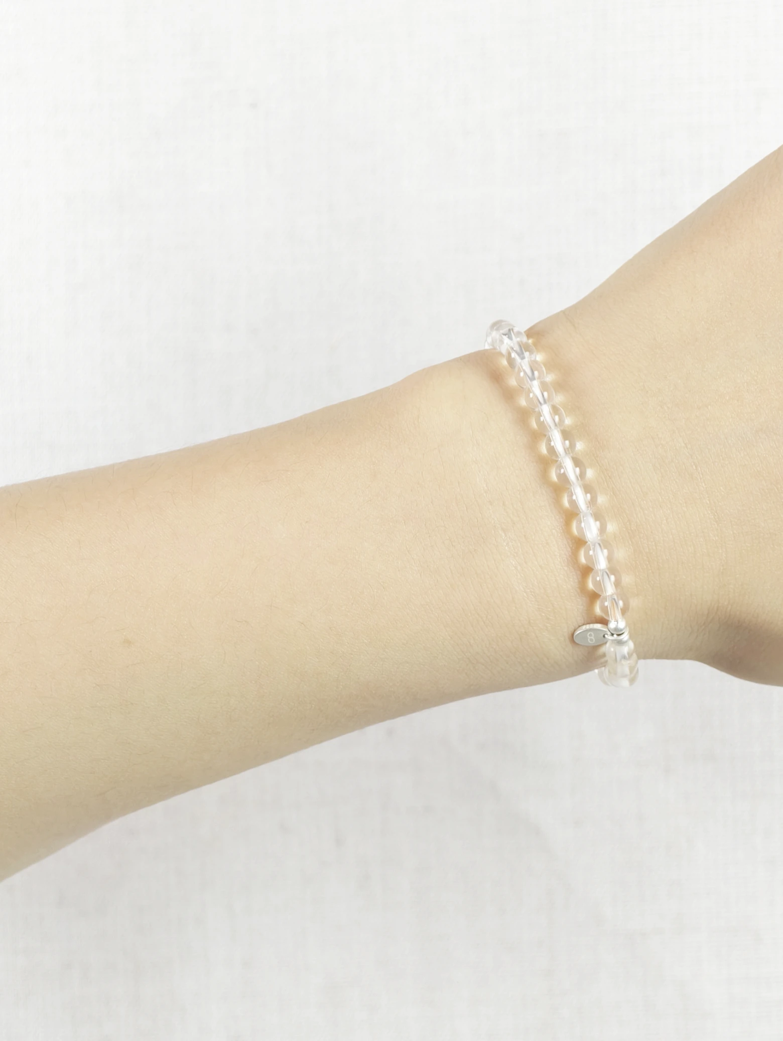 Bracelet Cristal de Roche et Argent Sterling 925