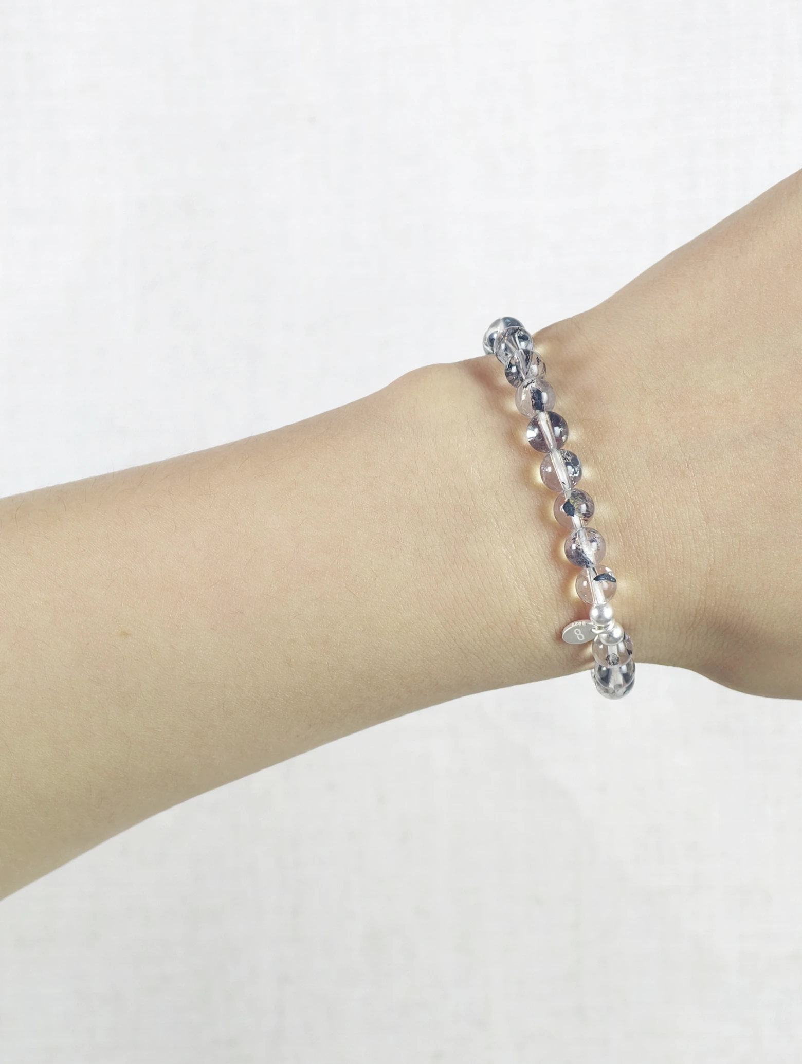 Herkimer-Diamant 925er Sterlingsilber Armband