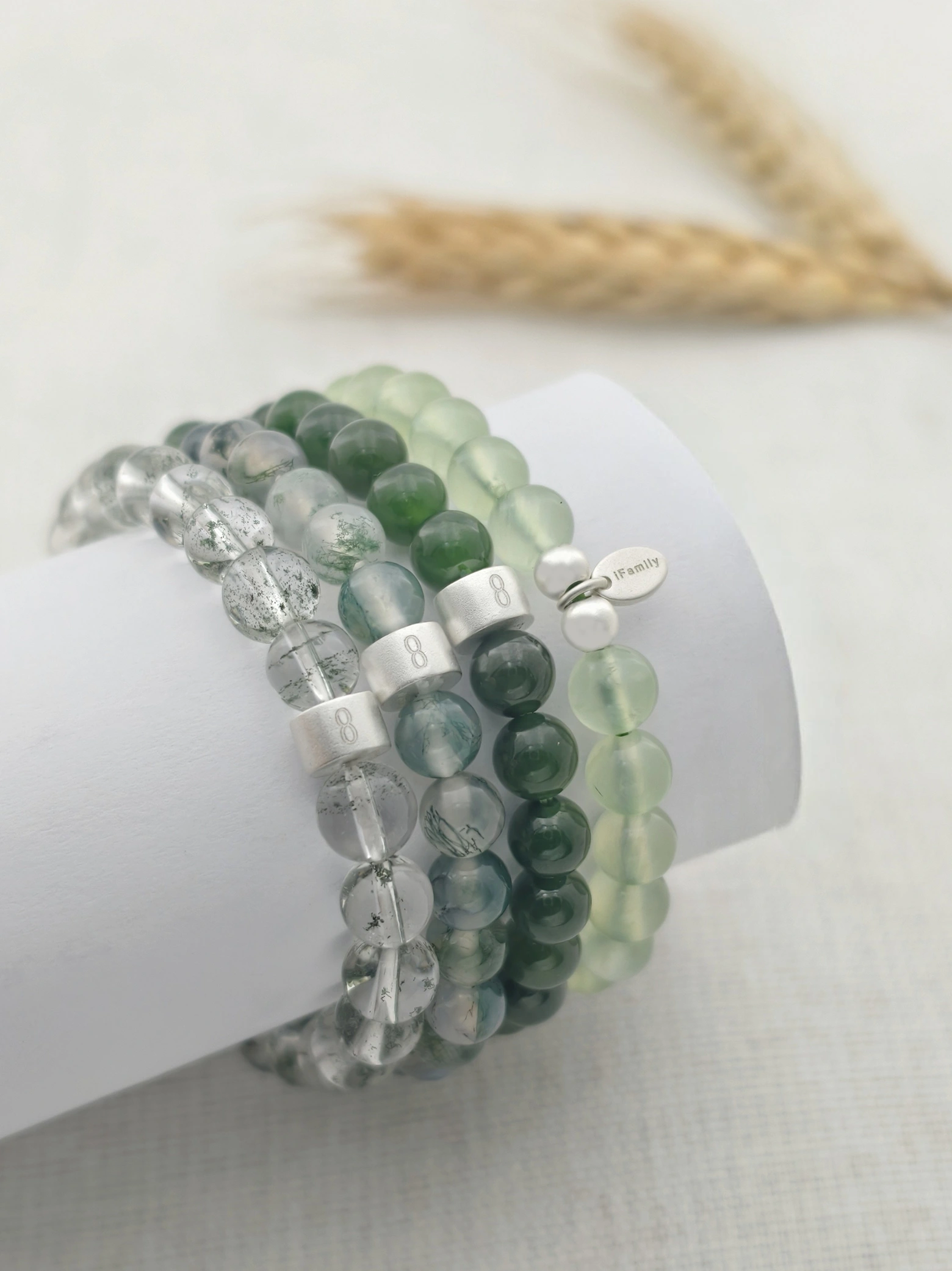 Set de Bracelets Équilibre Zen en Pierres & Argent 925