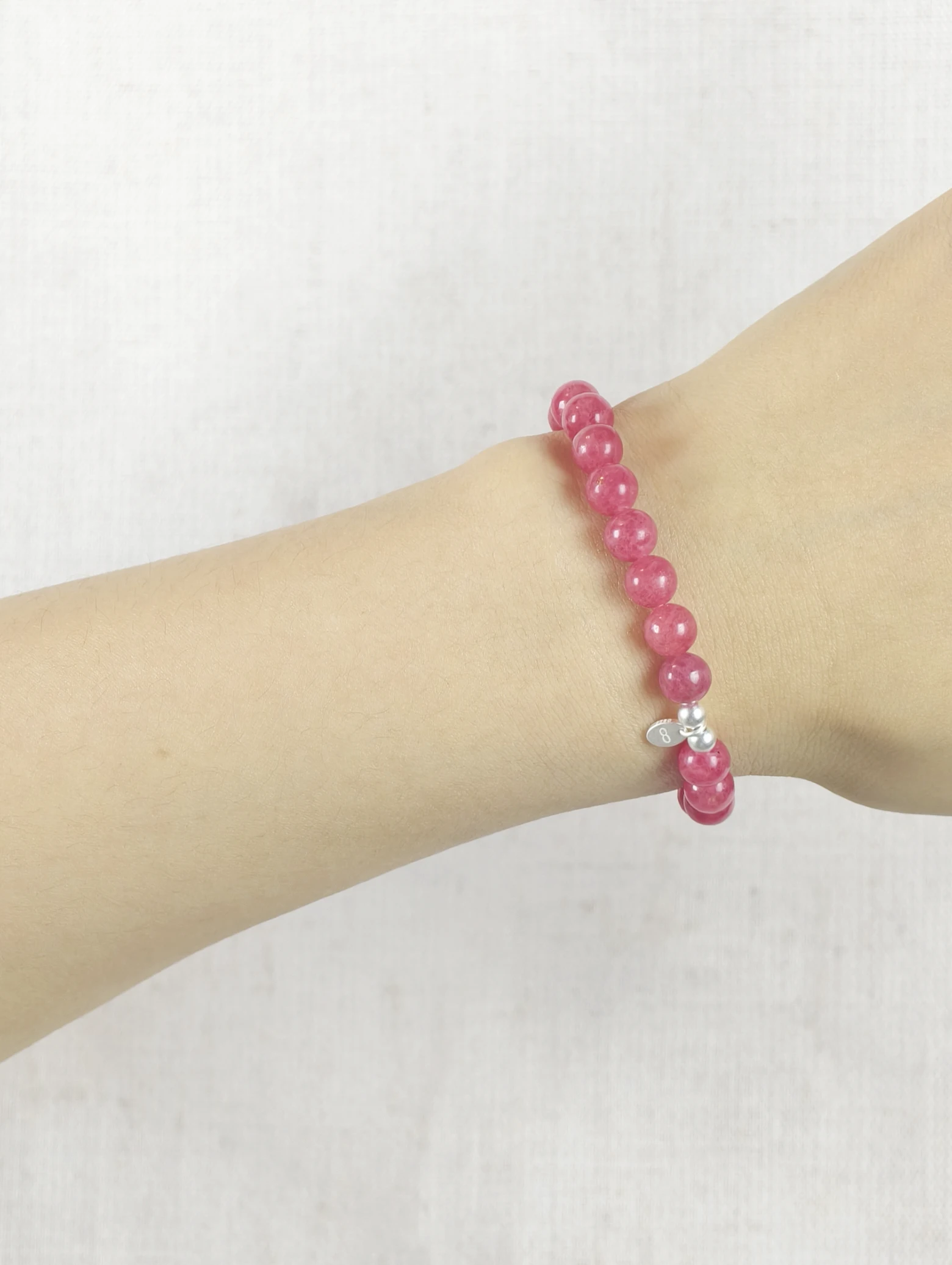 Rhodonite 925 Sterling Silver Energy Bracelet