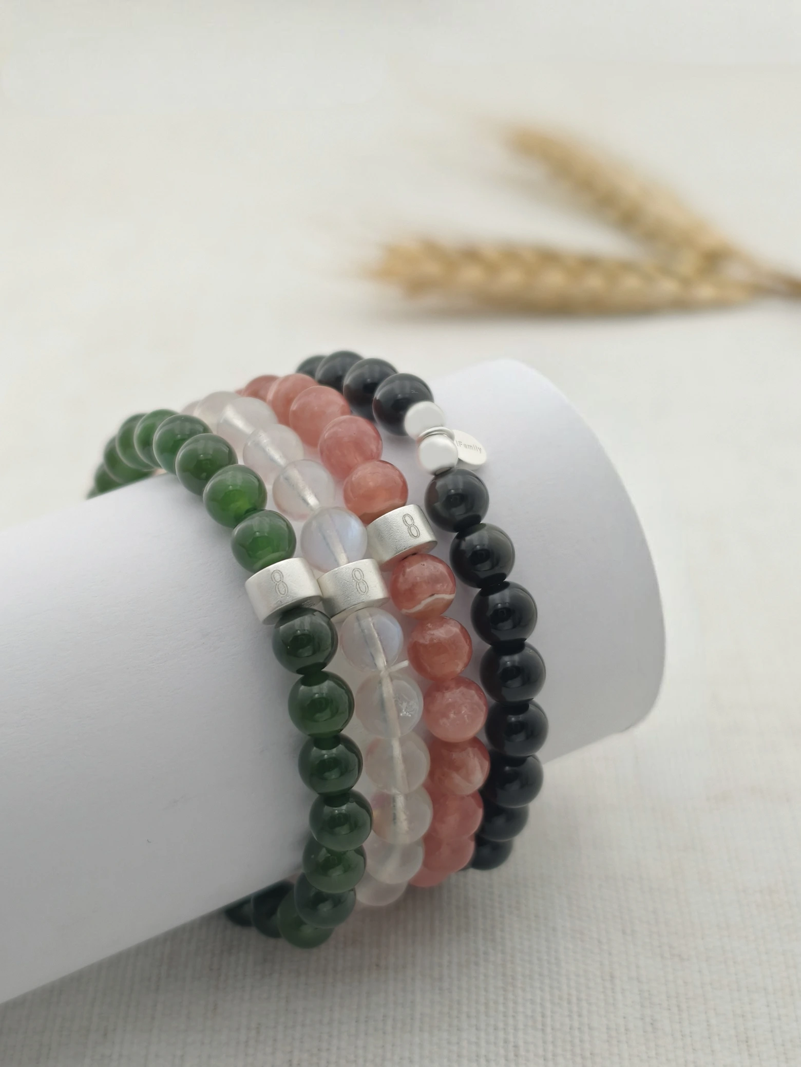 Set de Bracelets Cancer Gemmes & Argent 925