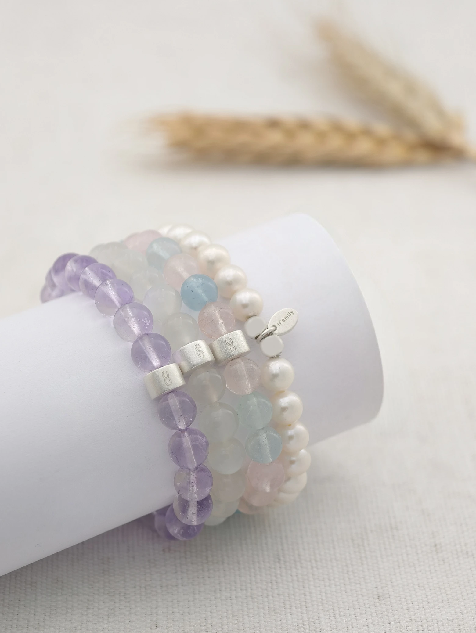 Set de Pulseras de Perlas Elegancia con Plata 925