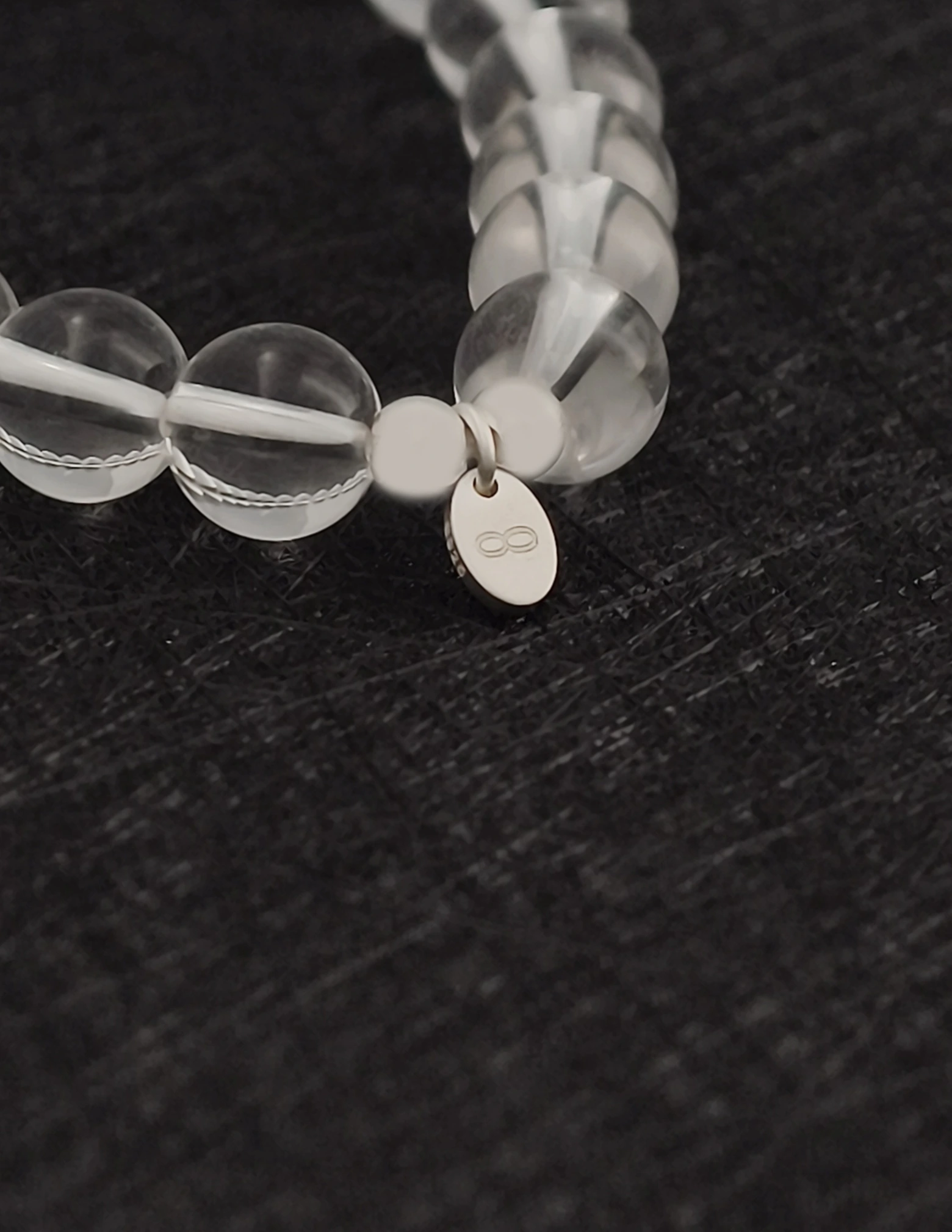 Bracelet Cristal de Roche et Argent Sterling 925