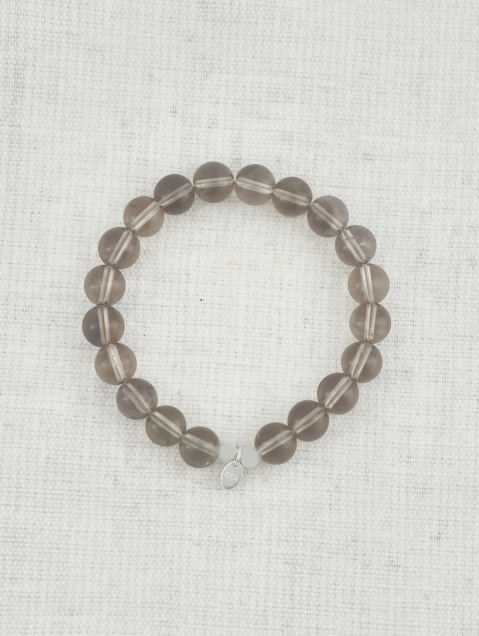 Smoky Quartz 925 Sterling Silver Energy Bracelet