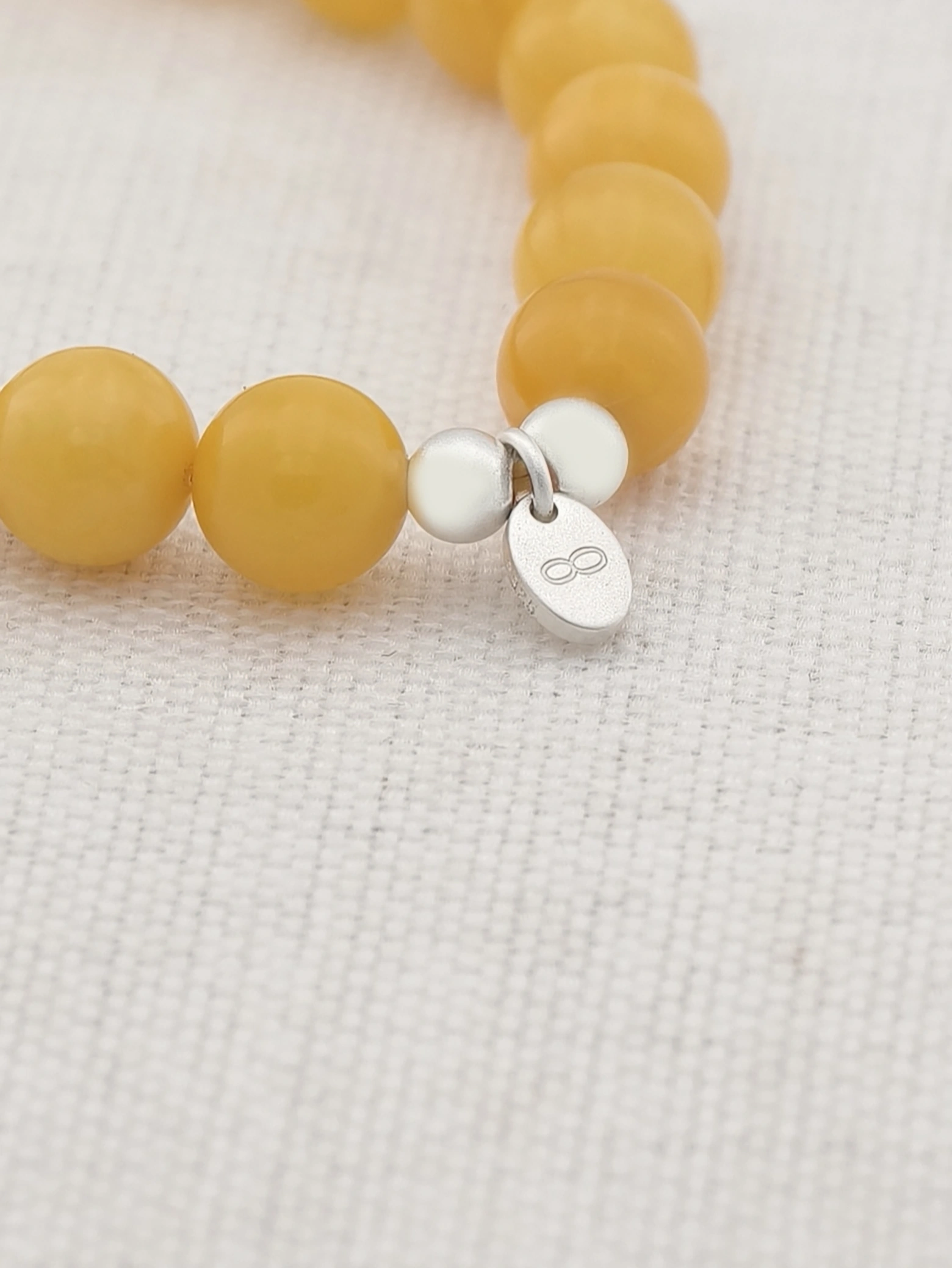 Marbled Butterscotch Amber 925 Sterling Silver Energy Bracelet