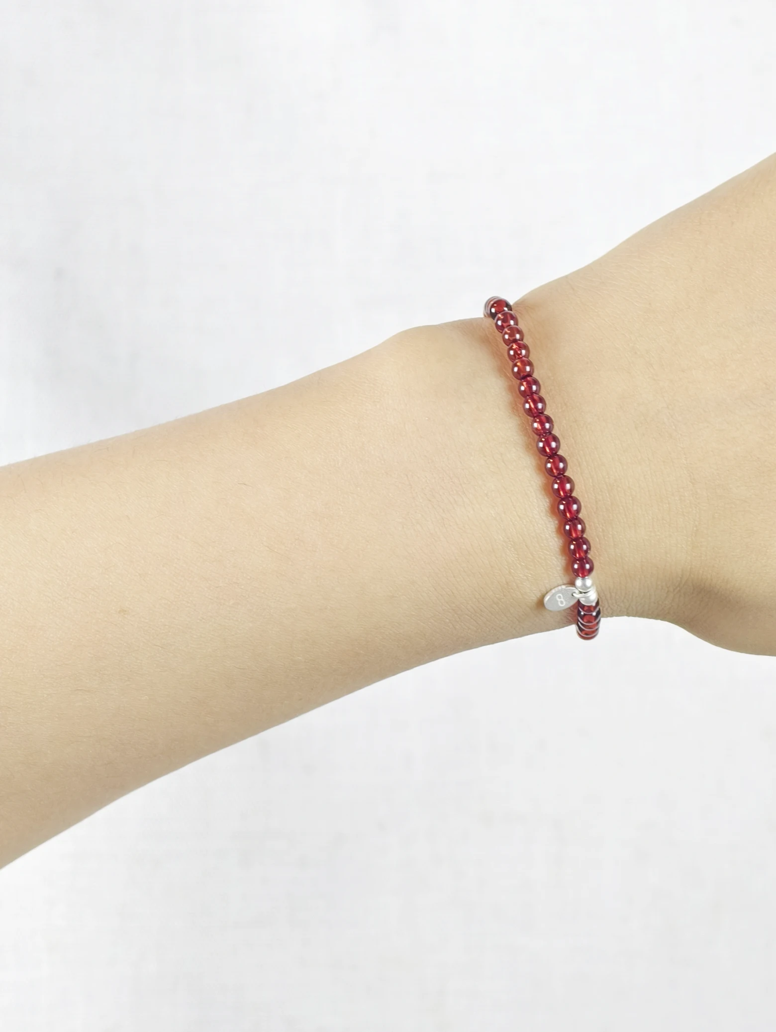 Spessartine Garnet 925 Sterling Silver Energy Bracelet