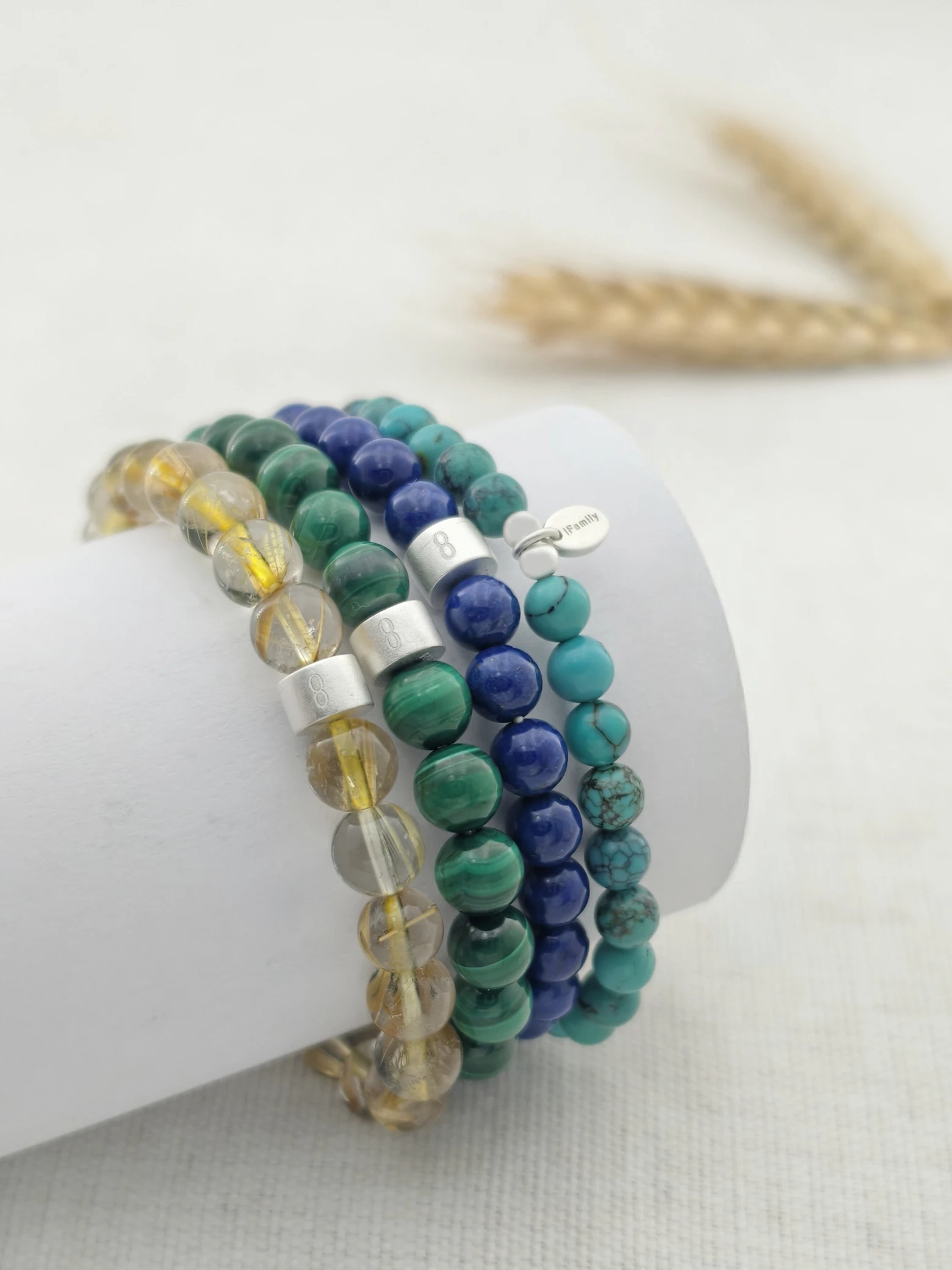 Set de Bracelets Sagittaire Gemmes & Argent 925