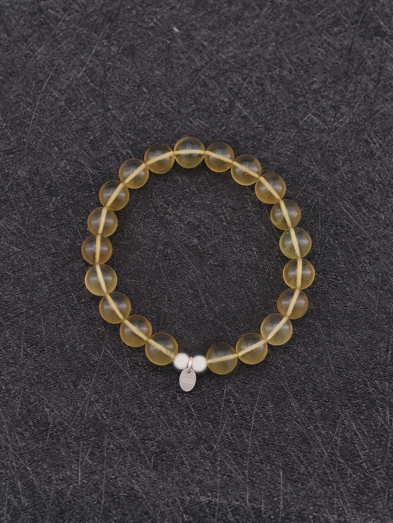 Dominican Blue Amber 925 Sterling Silver Energy Bracelet