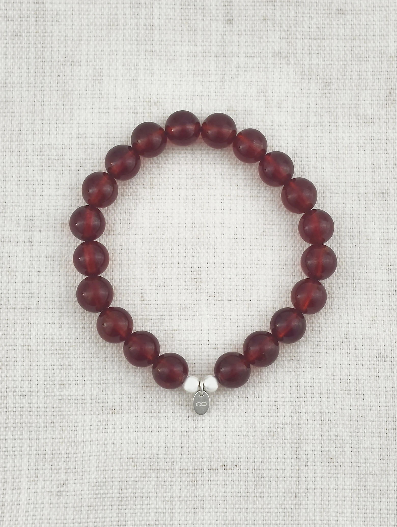 Spessartine Garnet 925 Sterling Silver Energy Bracelet