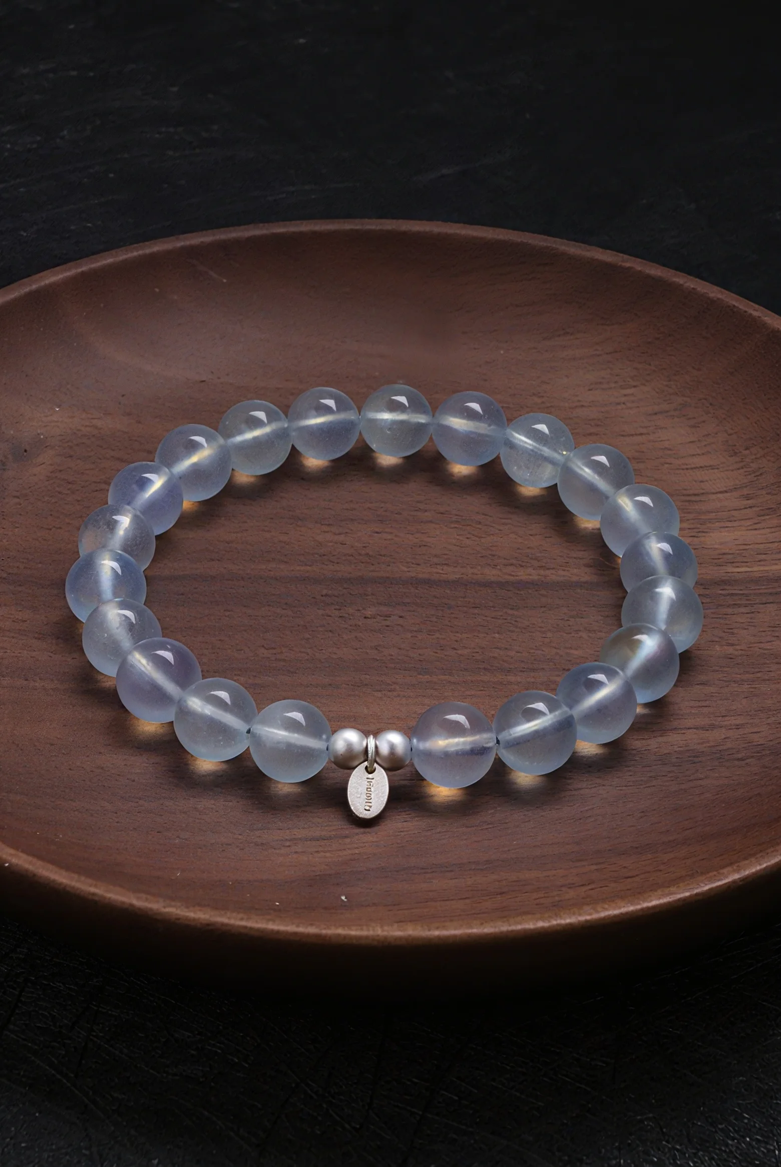Bracelet en Aigue-Marine et Argent Sterling 925